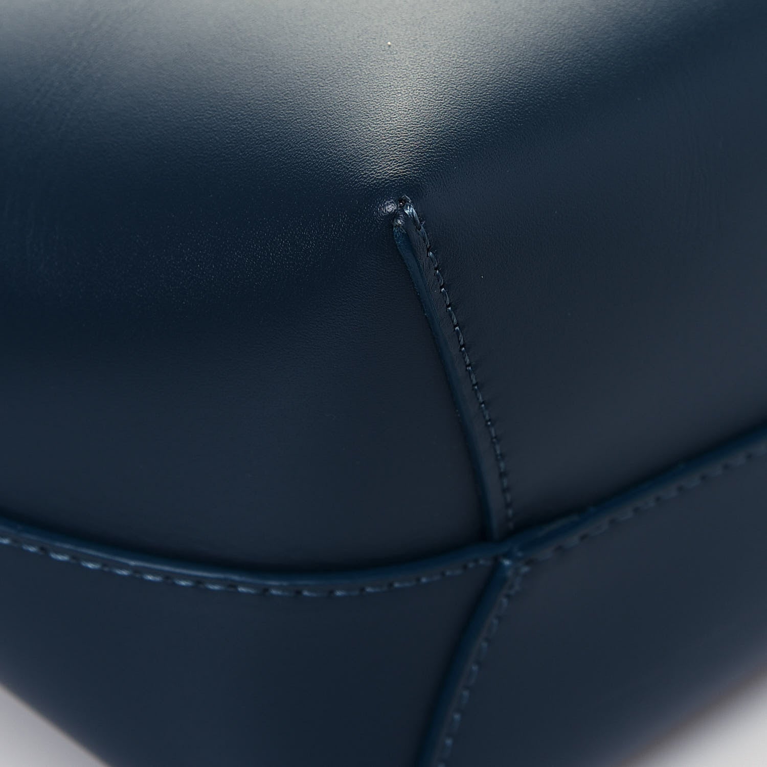 Mansur Gavriel Calfskin North South Tote Navy 10 of 13