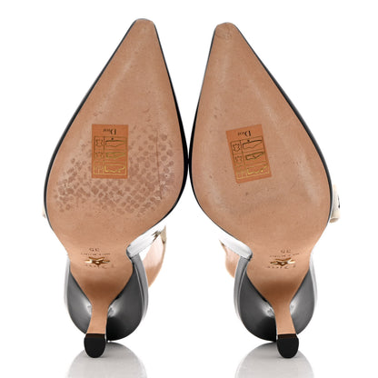 Christian Dior Patent Ribbon J'Adior Slingback 100mm Pumps 35 Black 5 of 11