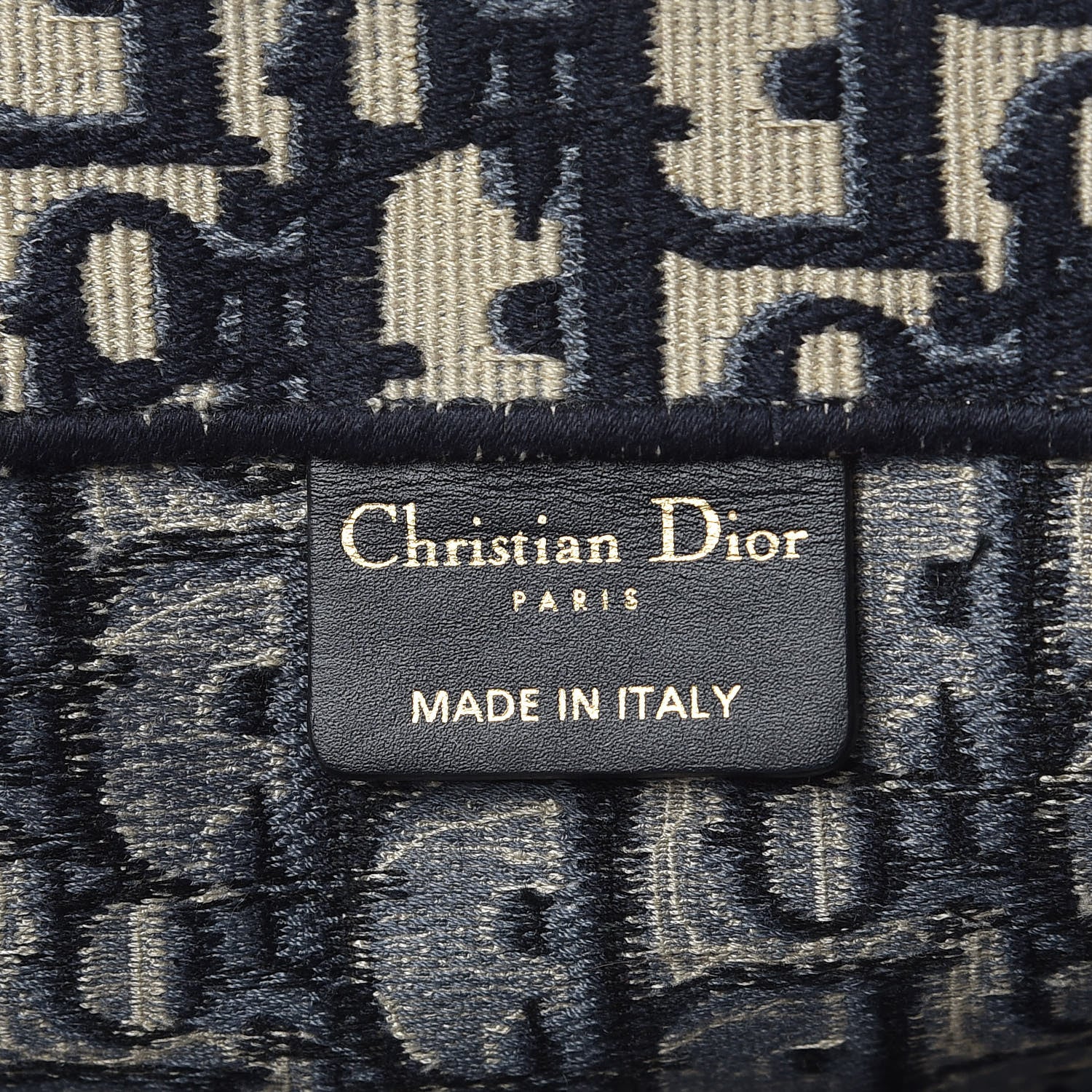 Christian Dior Oblique Book Tote Blue Multicolor 6 of 11