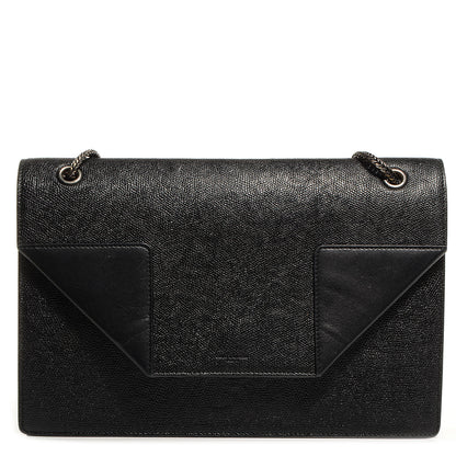 Saint Laurent Grained Leather Medium Betty Black 1 of 9