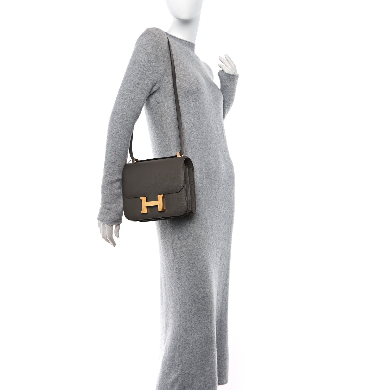 Hermes Epsom Constance 24 Etain 2 of 10