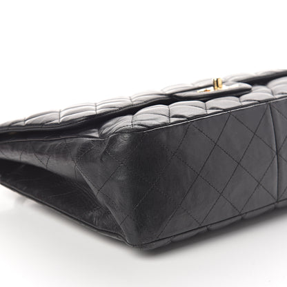 Chanel Lambskin Quilted Jumbo Single Flap Black 7 of 8