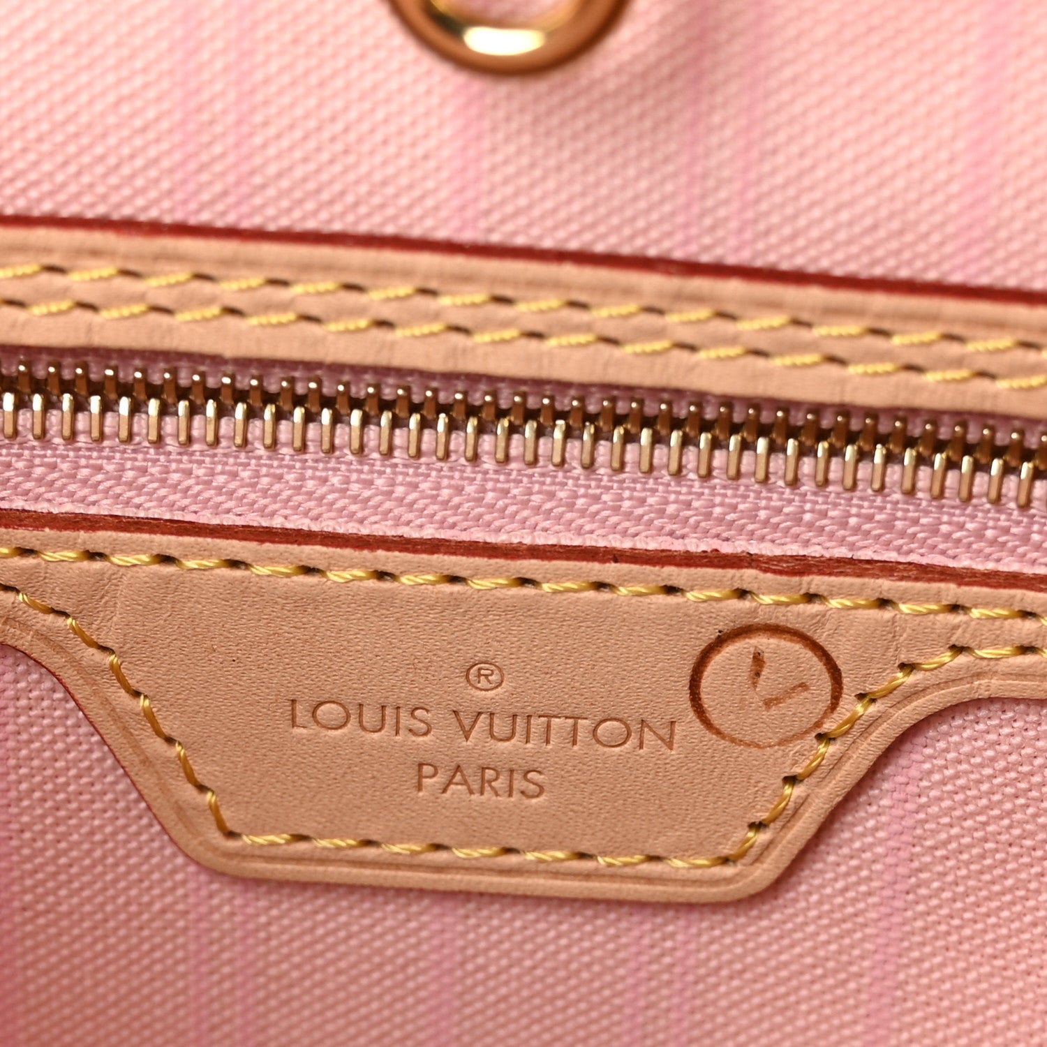 Louis Vuitton Damier Azur Neo Neverfull GM Rose Ballerine 7 of 10