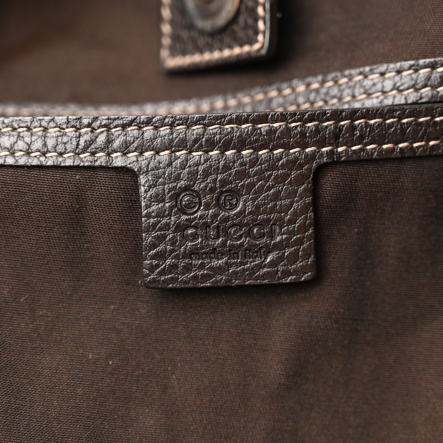 Gucci Crystal Monogram Large Joy Tote Beige Ebony Testa di Moro 6 of 21