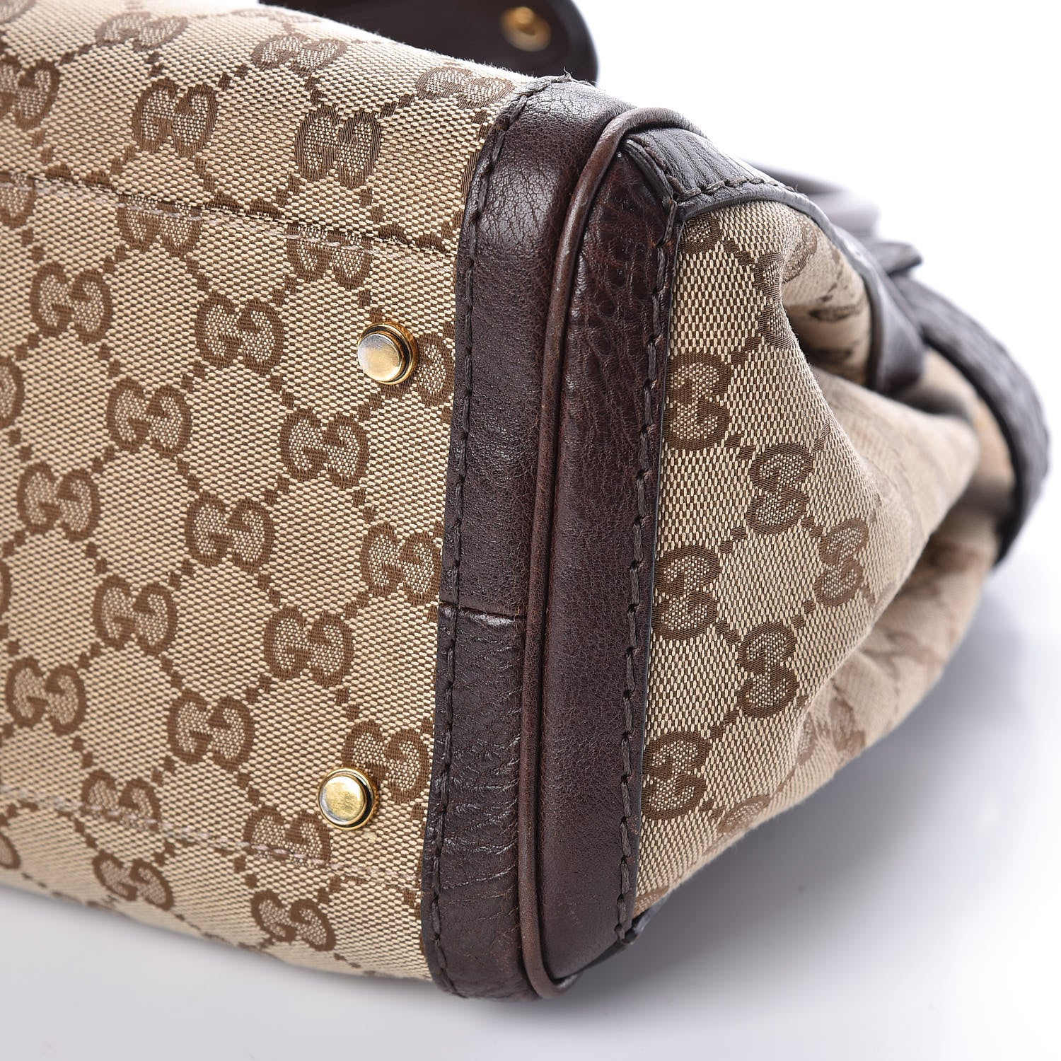Gucci Monogram Medium GG Running Tote Dark Brown 11 of 11