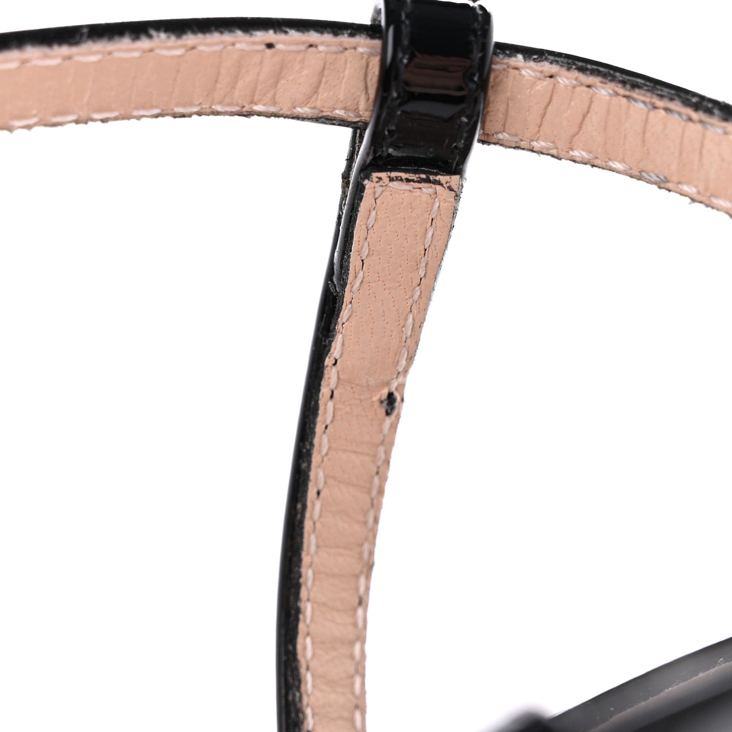 Gucci Calfskin Glitter Double G 55mm Slingback Pumps 37 Black Pink Glitter 8 of 10