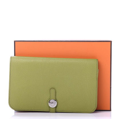 Hermes Togo Dogon Duo Wallet Vert Anis 12 of 12