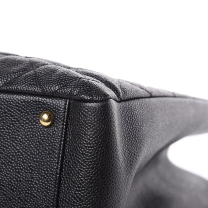 Chanel Caviar Quilted XL Grand Shopping Tote GST Black 14 of 16
