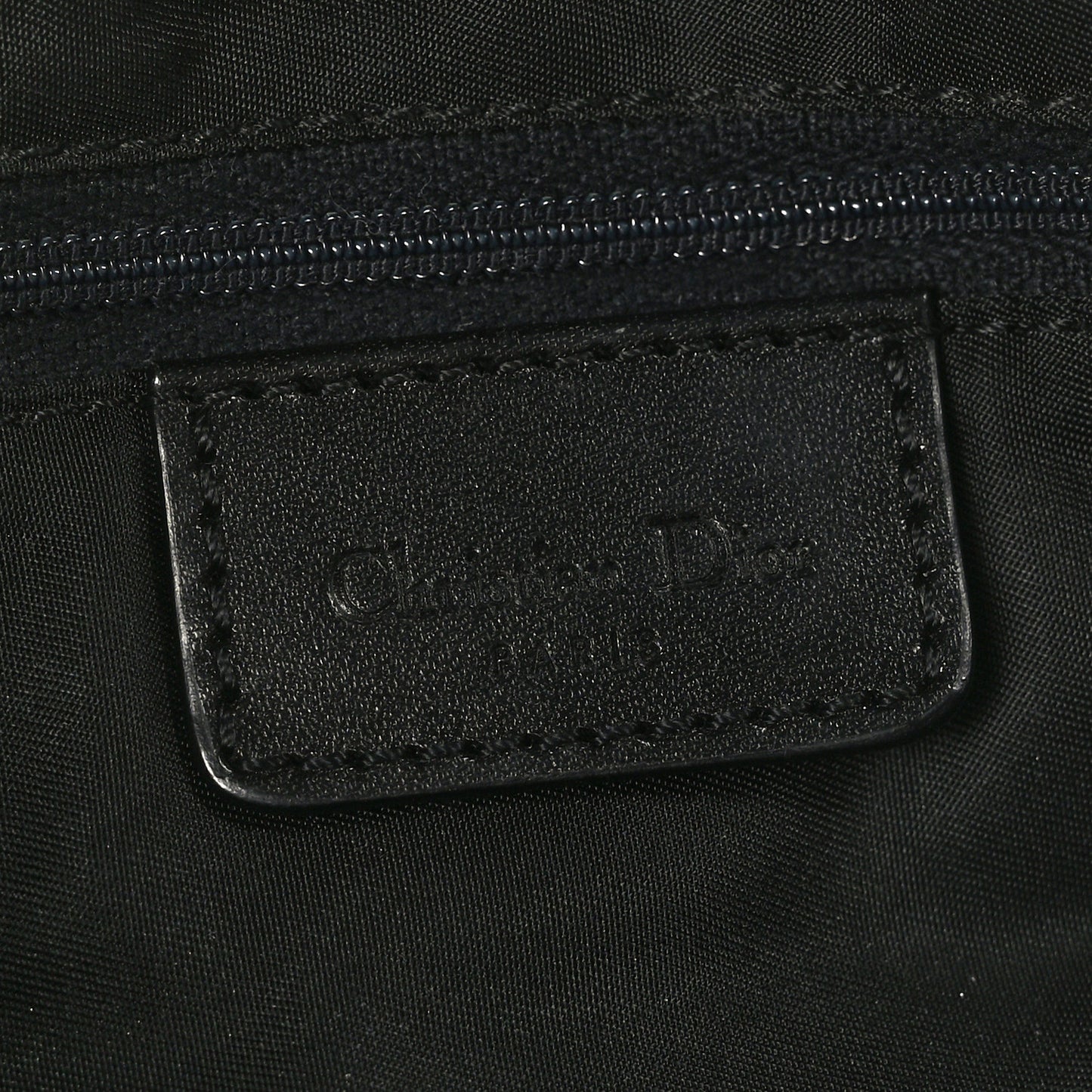 Monogram Saddle Bag Black