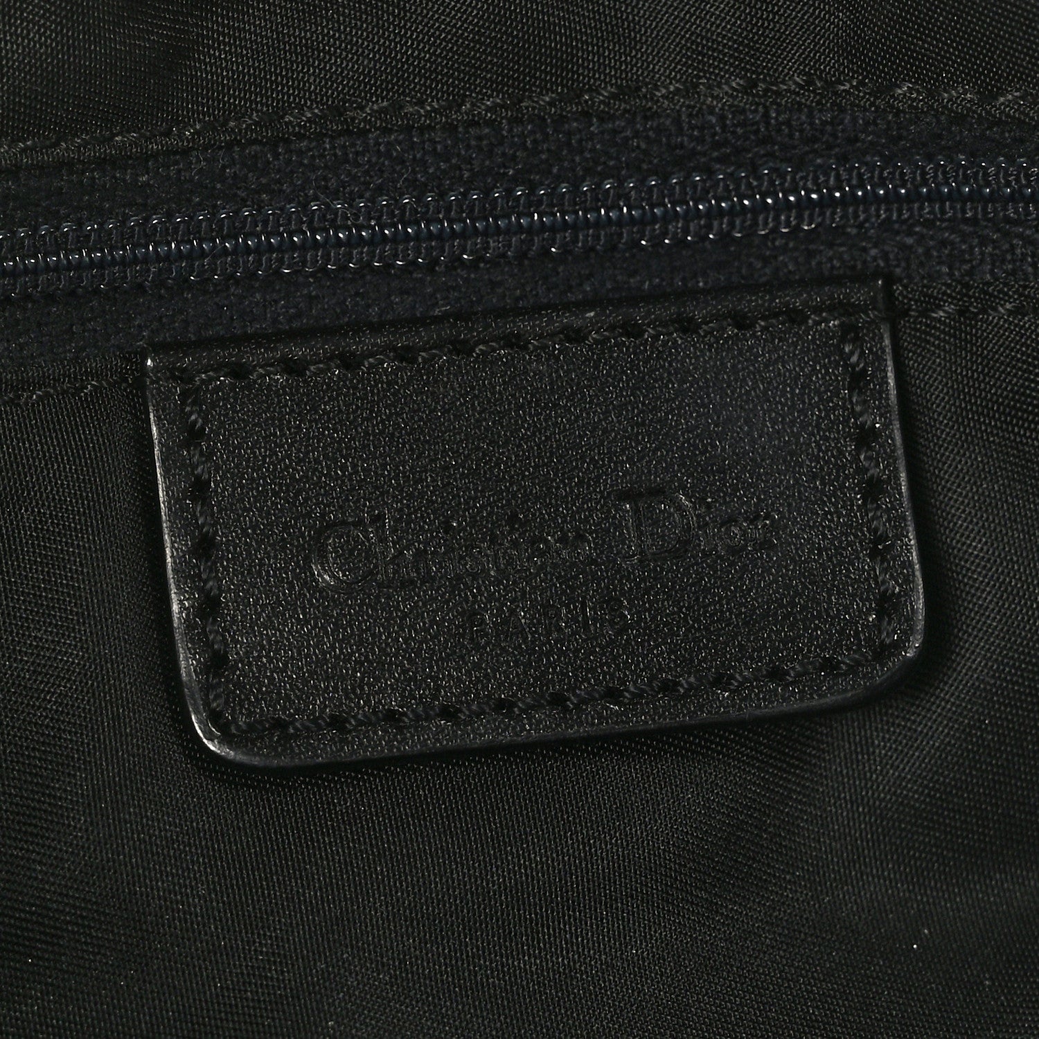 Christian Dior Monogram Saddle Bag Black 7 of 10