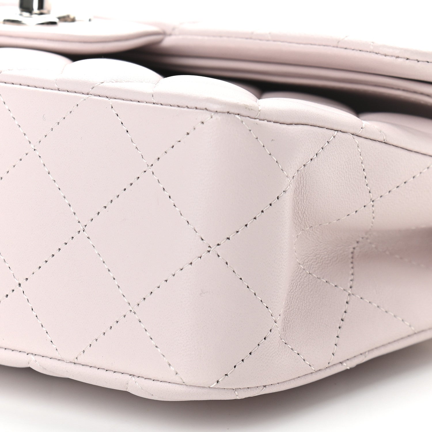 Chanel Lambskin Quilted Small Double Flap Light Purple 9 of 9