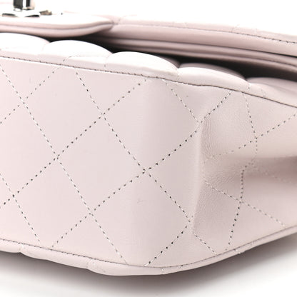 Chanel Lambskin Quilted Small Double Flap Light Purple 9 of 9