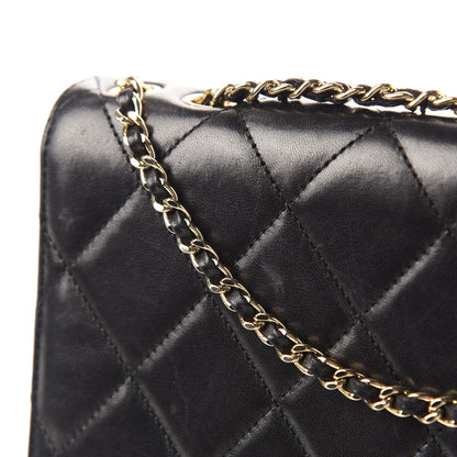 Chanel Lambskin Quilted Medium Golden Class Flap Black 8 of 14