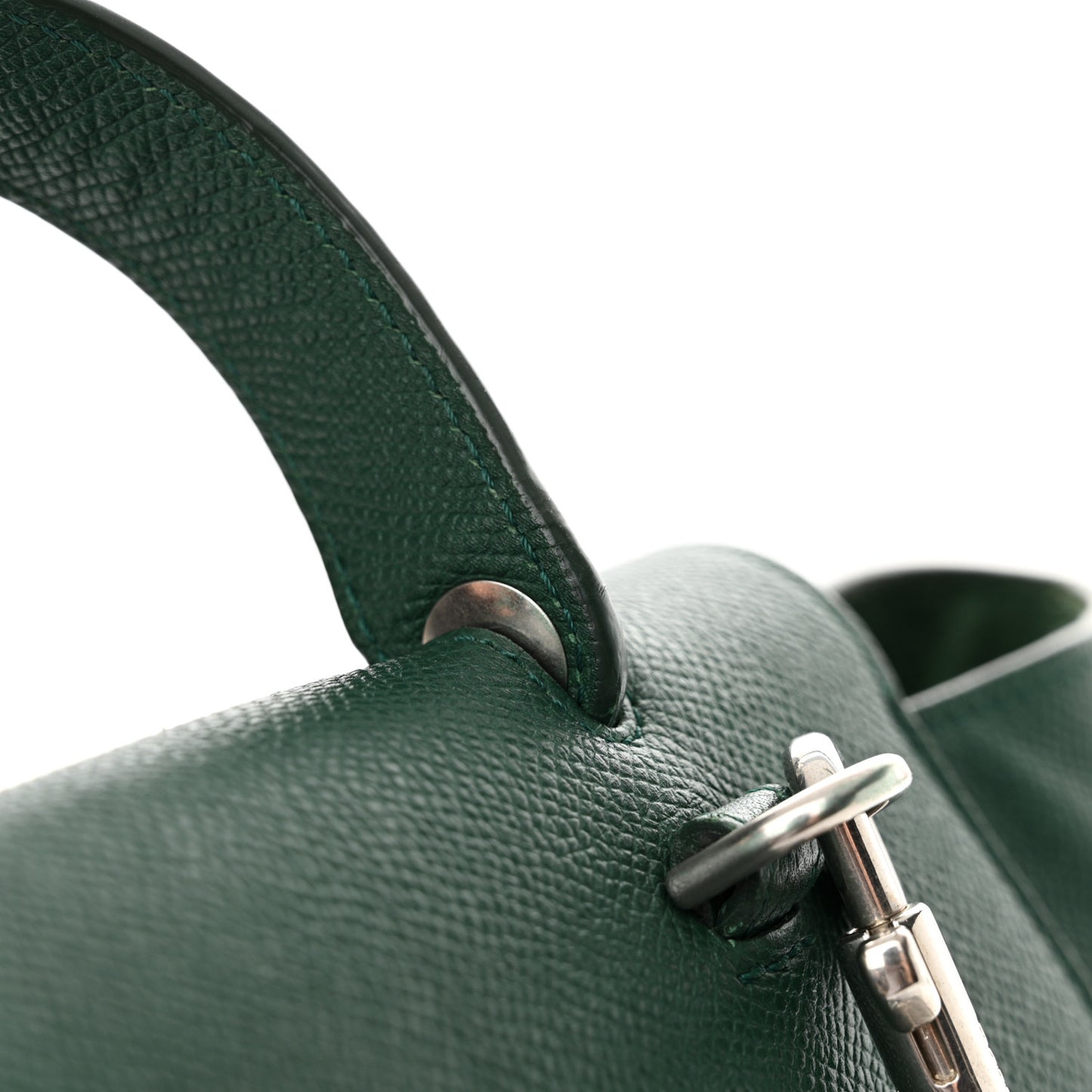 Grained Calfskin Mini Belt Bag Forest