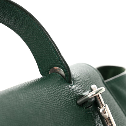 Celine Grained Calfskin Mini Belt Bag Forest 16 of 17