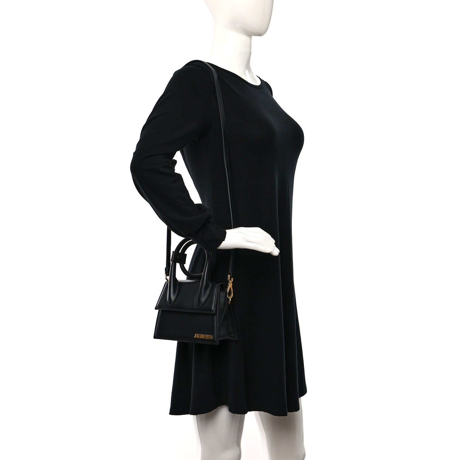 Jacquemus Smooth Calfskin Le Chiquito Noeud Black 2 of 8