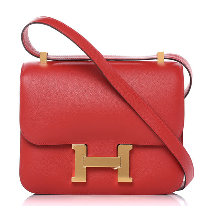 Hermes Evercolor Constance 24 Rouge Casaque 1 of 20
