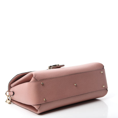 Gucci Dollar Calfskin Medium Interlocking G Top Handle Shoulder Bag Soft Pink 4 of 10