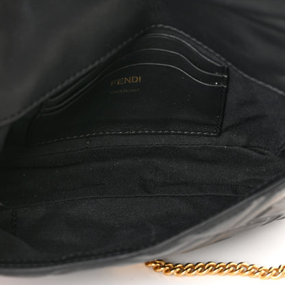 Fendi Nappa FF 1974 Embossed Mini Baguette Black 5 of 9