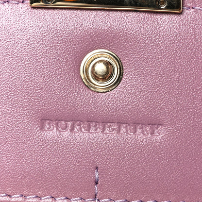 Burberry Signature Grain Porter Continental Wallet Pink Heather 9 of 16