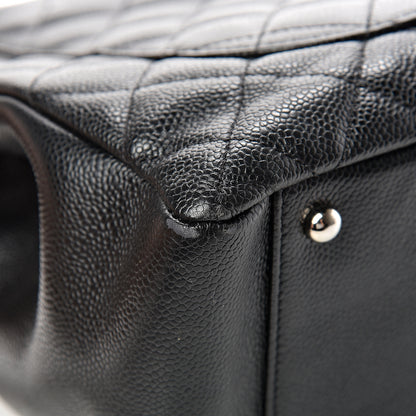 Chanel Caviar Quilted XL Grand Shopping Tote GST Black 11 of 16