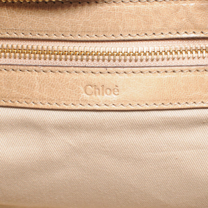 Chloe Leather Heloise Satchel Beige 6 of 8