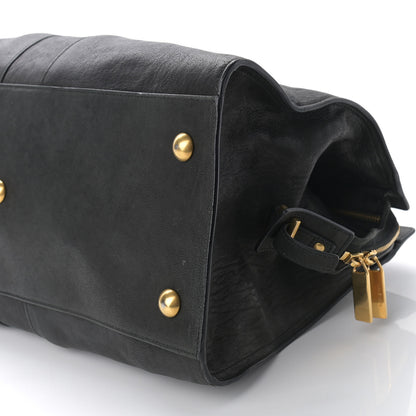 Saint Laurent Sheepskin Medium Cabas ChYc Black 9 of 13