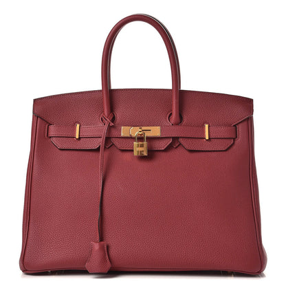 Hermes Togo Birkin 35 Rouge Grenat 1 of 30