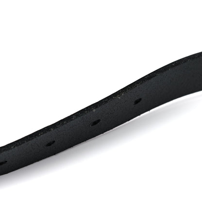 Saint Laurent Calfskin Monogram Cheyenne Belt 75 30 Black 6 of 12