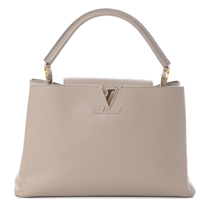 Louis Vuitton Taurillon Capucines MM Galet 1 of 9