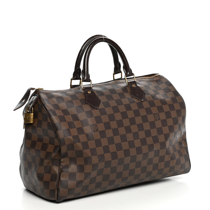 Louis Vuitton Damier Ebene Speedy 35 3 of 10