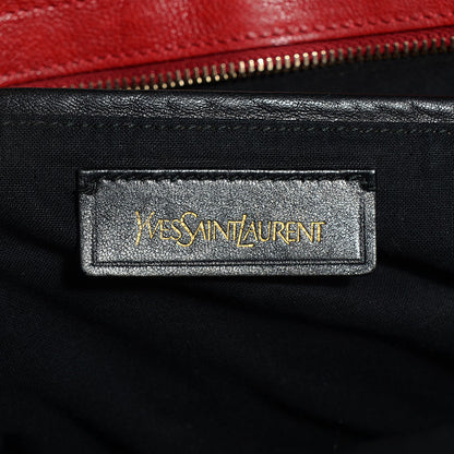 Saint Laurent Sheepskin Large Cabas ChYc Red 6 of 9
