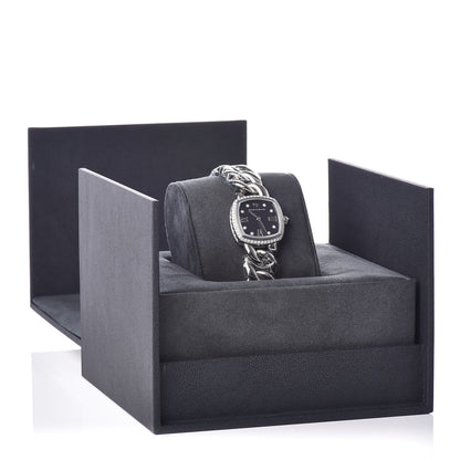 David Yurman Stainless Steel Diamond Bezel 23mm Albion Quartz Watch Black 6 of 6