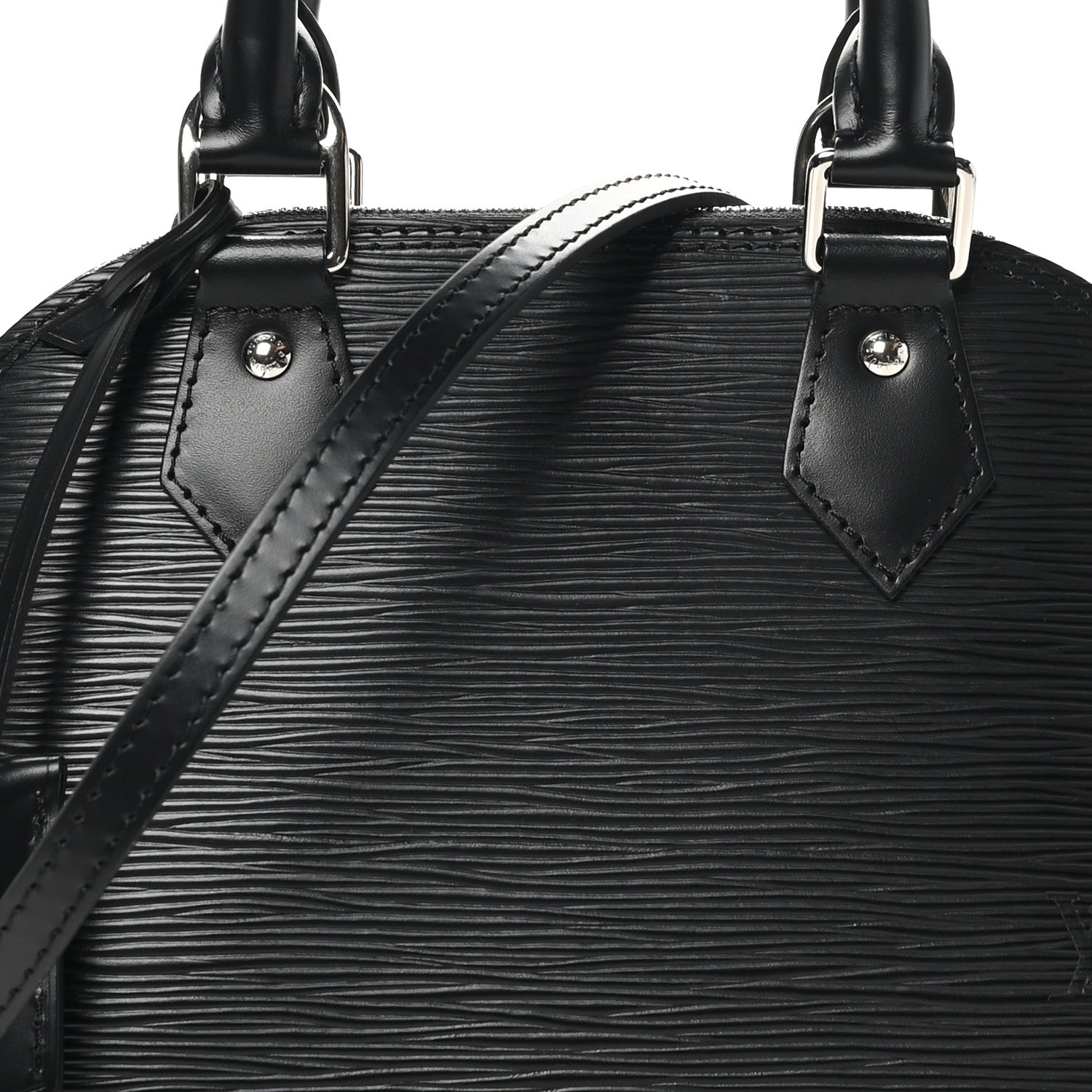 Louis Vuitton Epi Alma BB Black 7 of 9