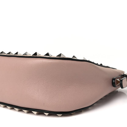 Valentino Garavani Vitello Rockstud Flip-Lock Satchel Poudre 7 of 7