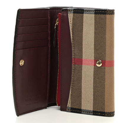 Burberry House Check Wallet Burgundy 5 of 6
