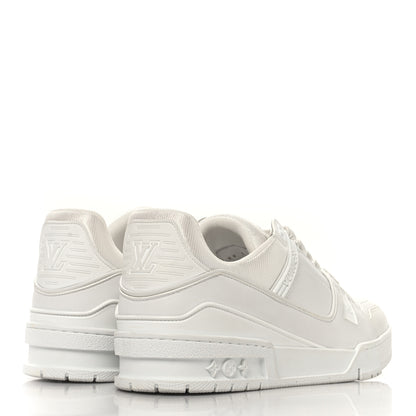 Louis Vuitton Calfskin Womens LV Trainer Sneakers 39.5 White 5 of 9