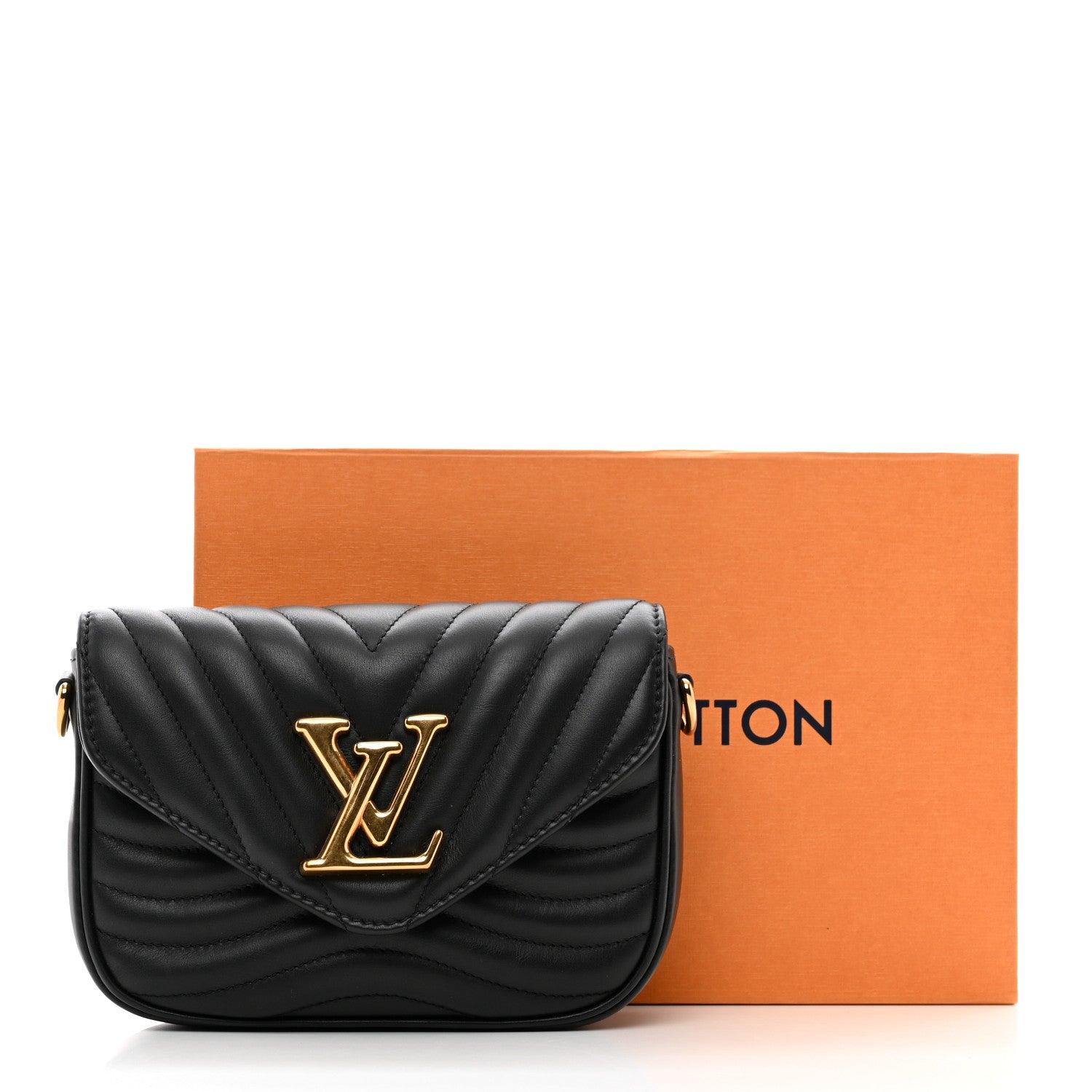 Louis Vuitton Calfskin New Wave Multi Pochette Black 11 of 11