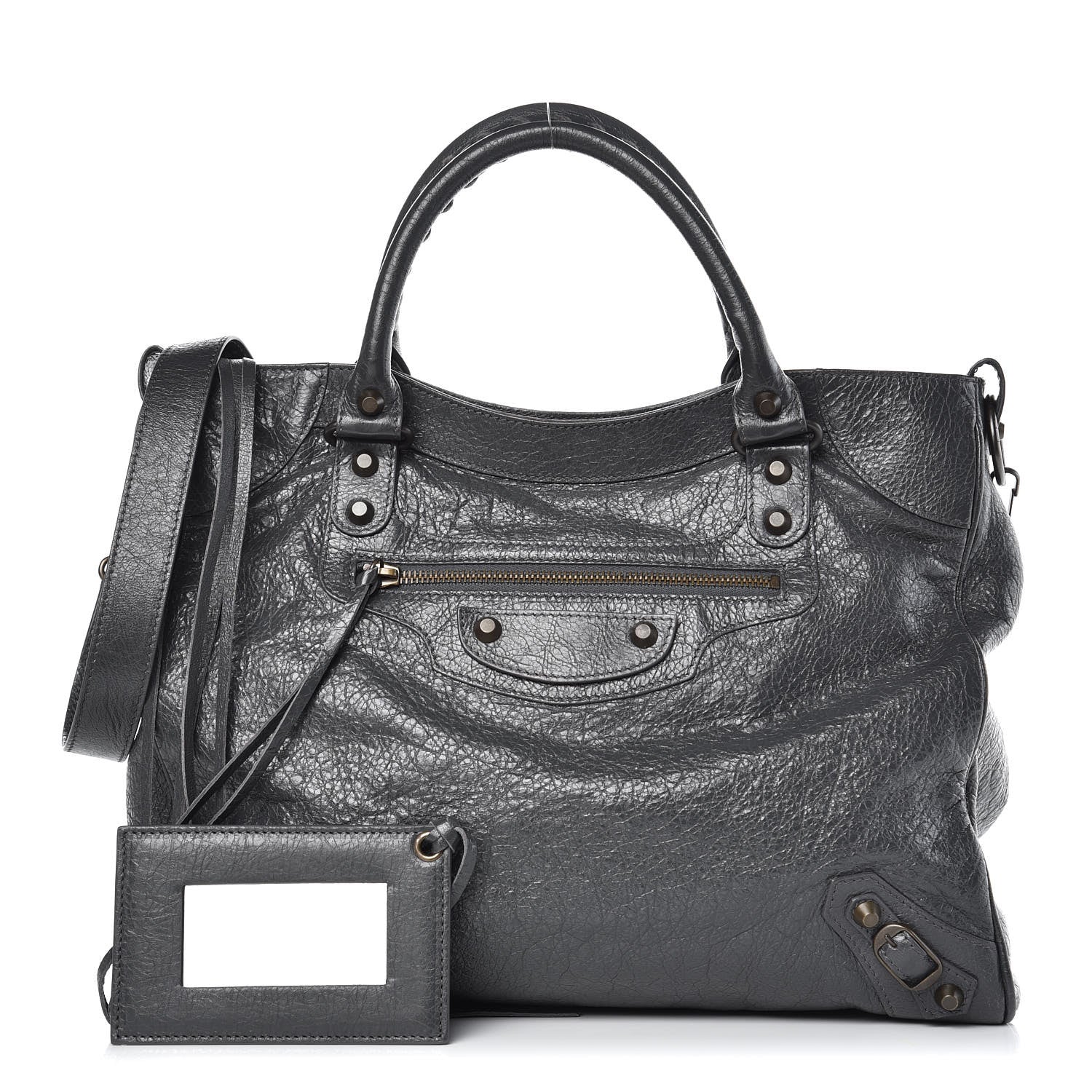 Balenciaga Agneau Classic Hardware Velo Gris Fossile 1 of 9
