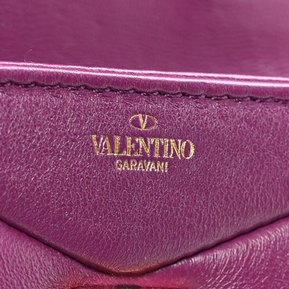 Valentino Garavani Nappa Micro One Stud Chain Bag Prune Prune 5 of 9