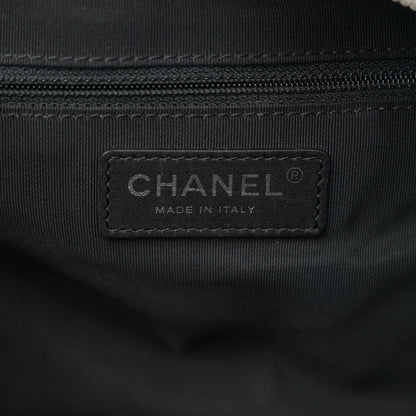 Chanel Calfskin Quilted Feather Weight Bowling Bag Black 6 of 11