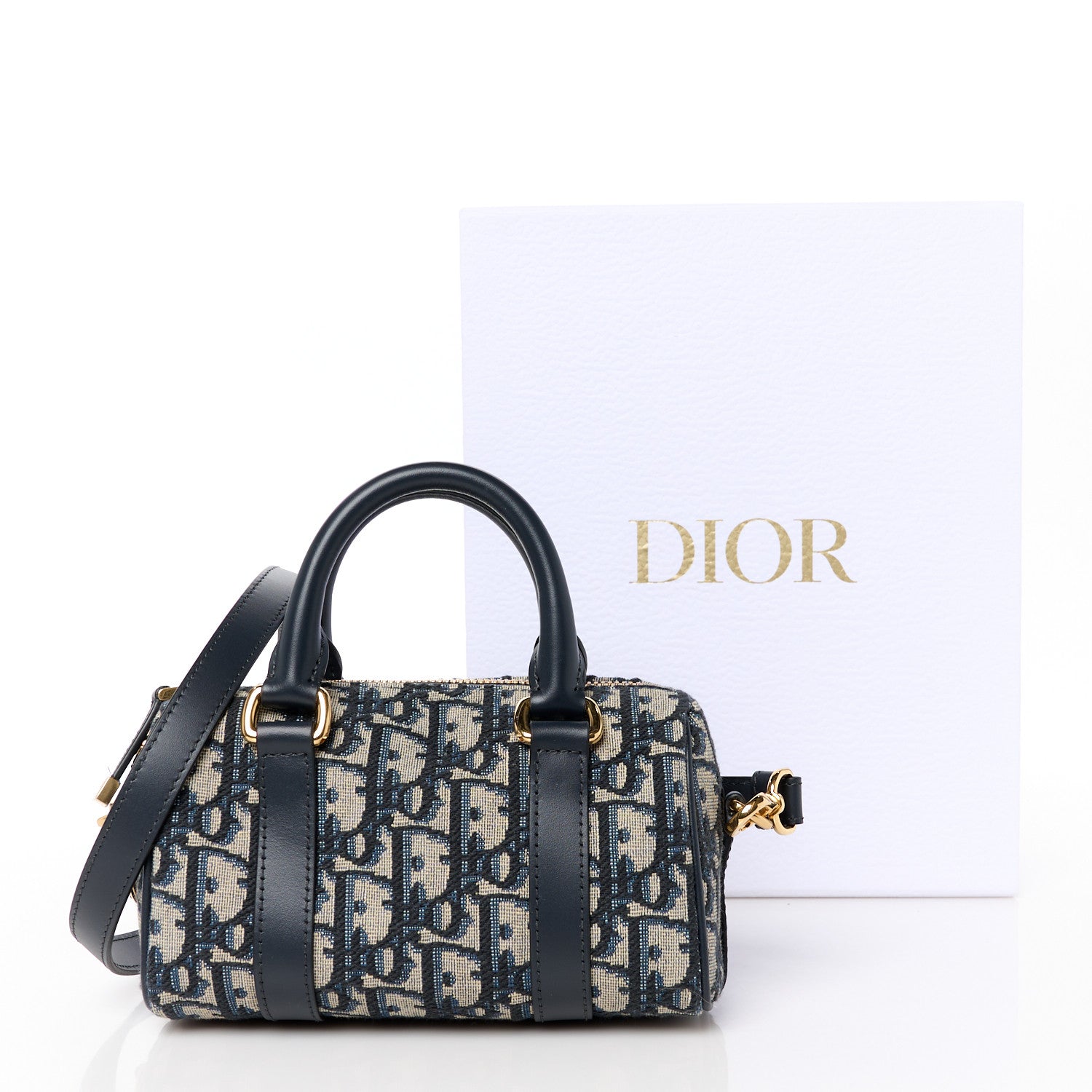 Christian Dior Oblique Nano Groove 17 Bag Blue 1543213 – FASHIONPHILE