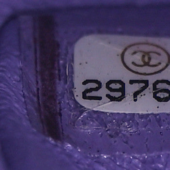 Chanel Caviar Quilted Small Double Flap Purple 7 of 9