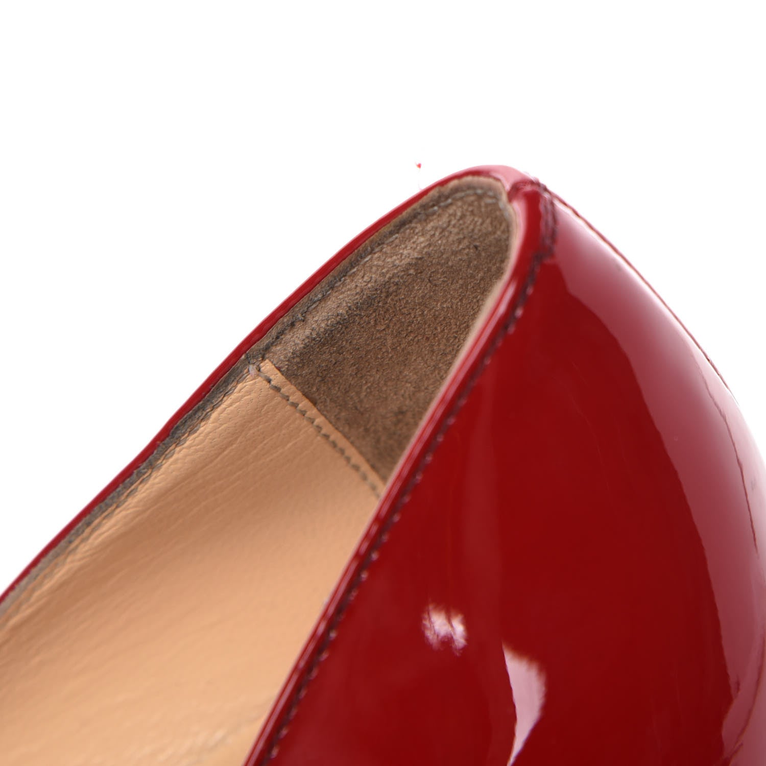 Christian Louboutin Patent Degrade Decollete 100 Pumps 37 Black Red 10 of 15