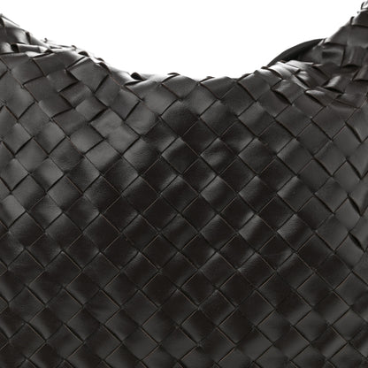 Bottega Veneta Calfskin Intrecciato Large Hop Ebano 8 of 10