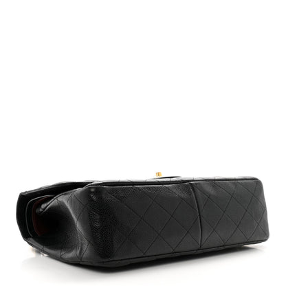 Chanel Caviar Quilted Jumbo Double Flap Black 3 of 11