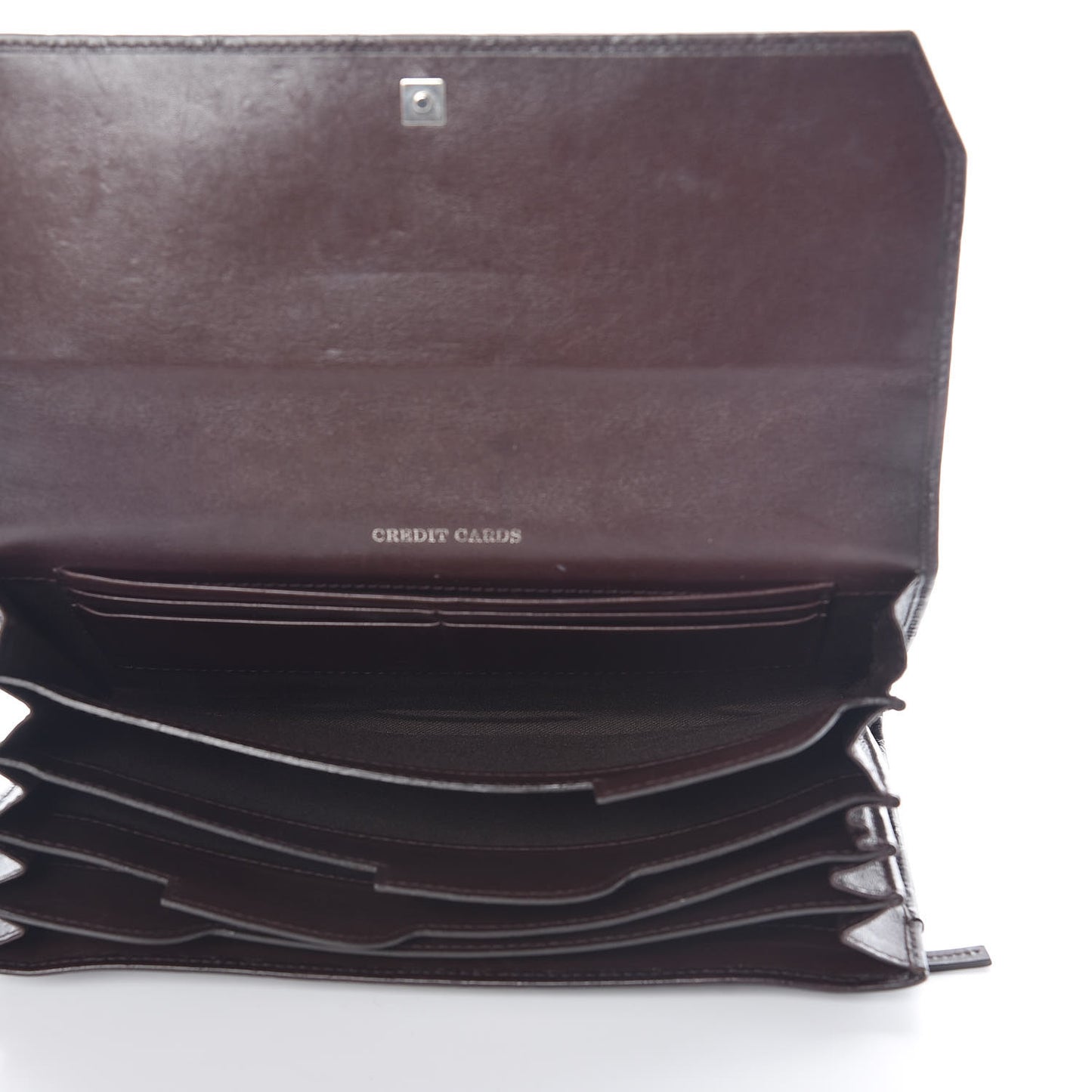 Guccissima Travel Document Case Brown