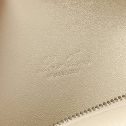 Loro Piana Grained Calfskin L19 Extra Pocket Pouch Whisper White 6 of 11