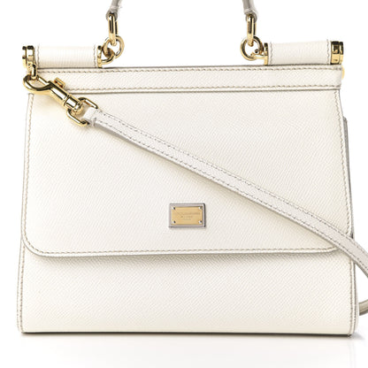 Dolce & Gabbana Dauphine Small Miss Sicily Satchel White 9 of 9