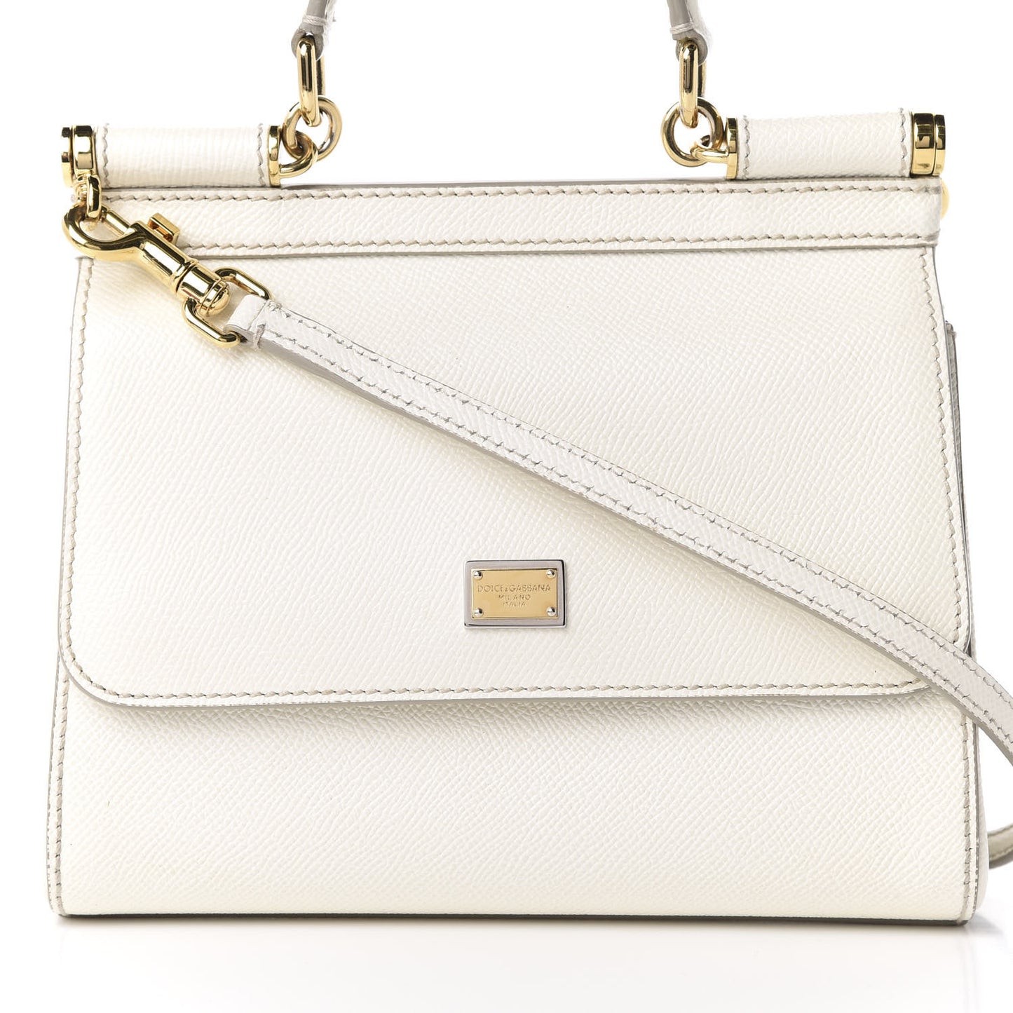 Dauphine Small Miss Sicily Satchel White